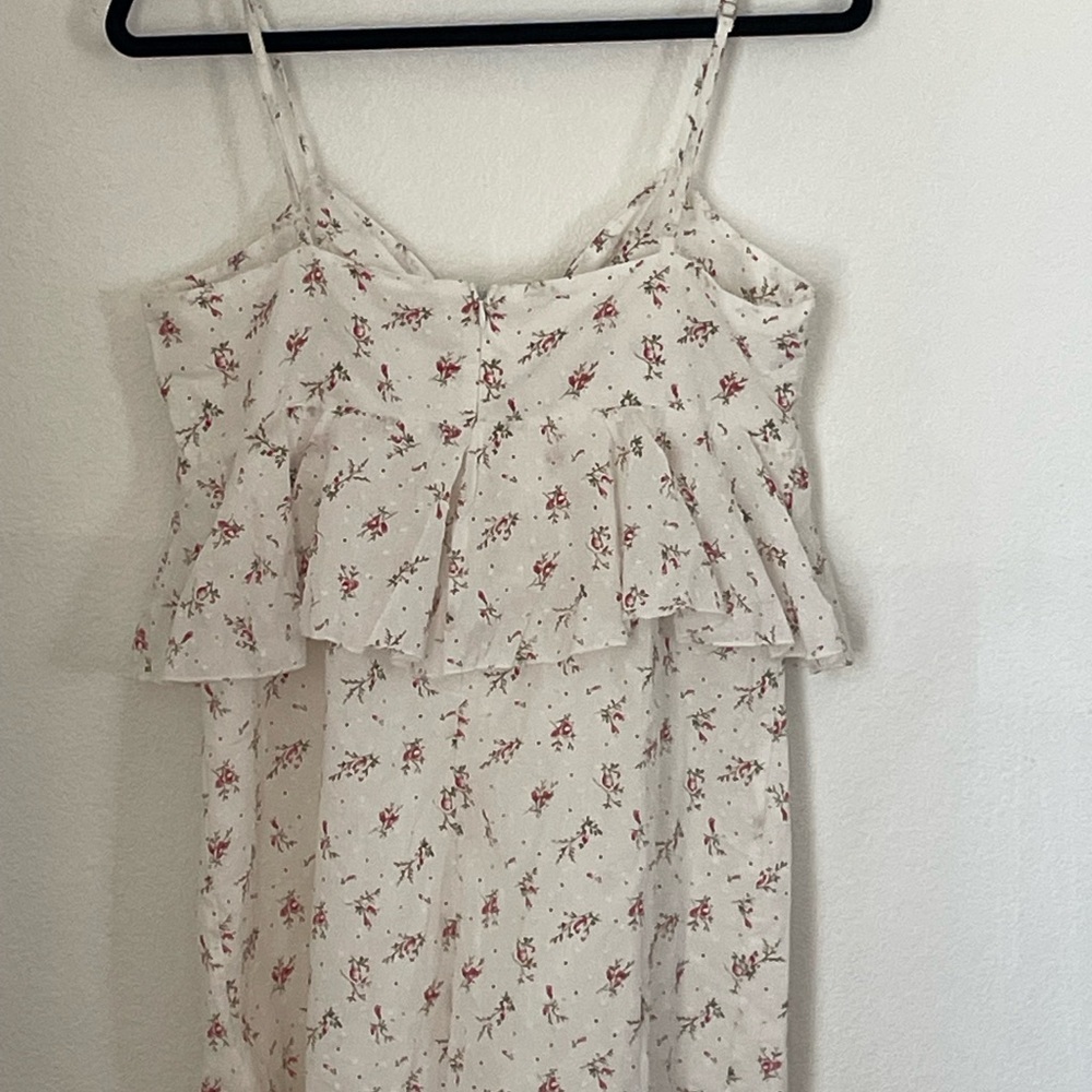Franco White Cotton Romper Large - Picture 2 of 8